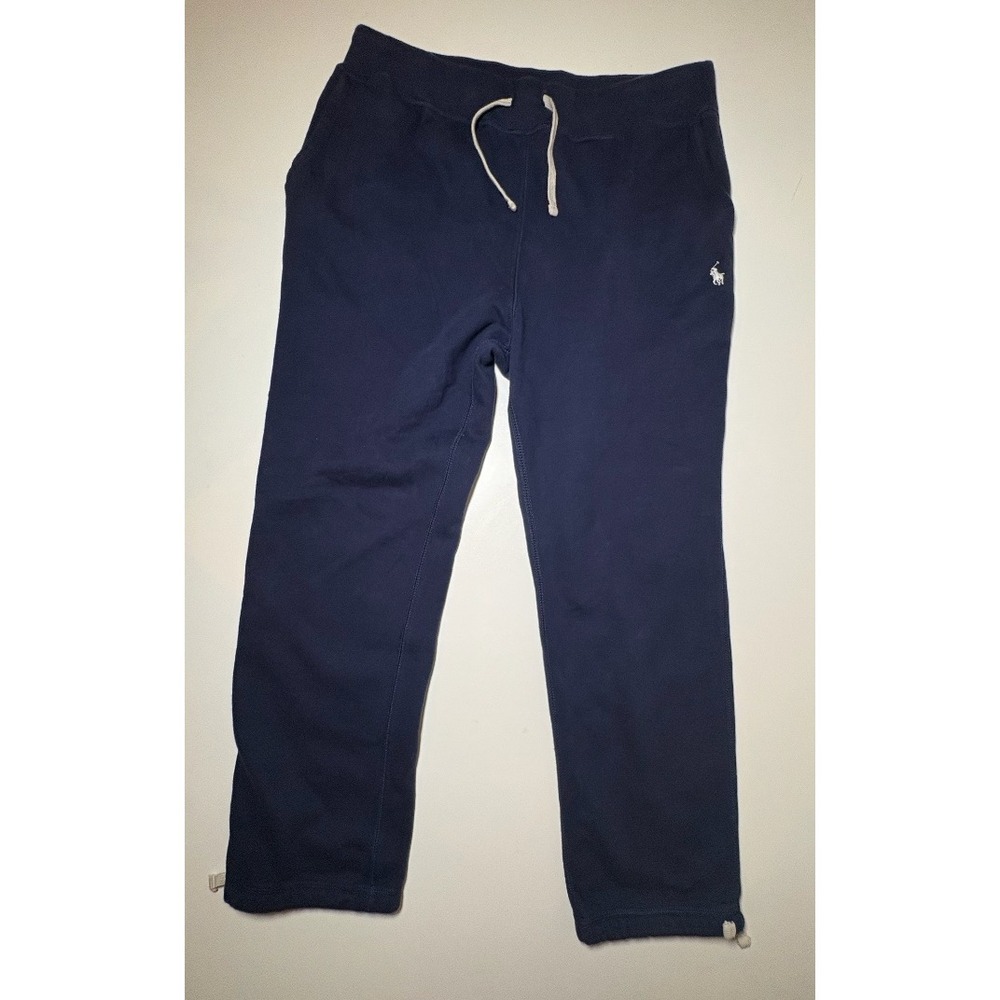 Ralph Lauren Polo Heavy Duty Sweatpants | Navy Blue | Large